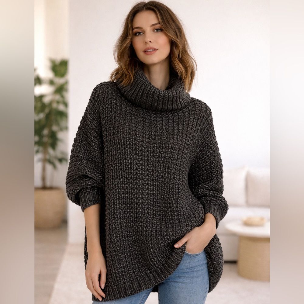 Anthropologie Plenty By Tracy Reese Women’s Knit Cowl Neck Sweater Size Large